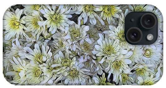White Mums #1 - Phone Case