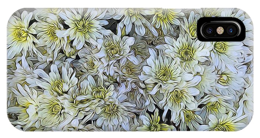 White Mums #1 - Phone Case