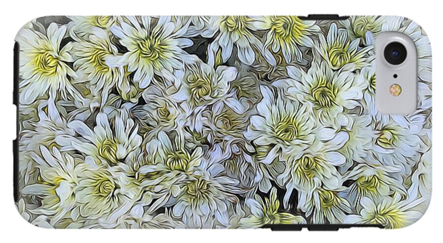 White Mums #1 - Phone Case
