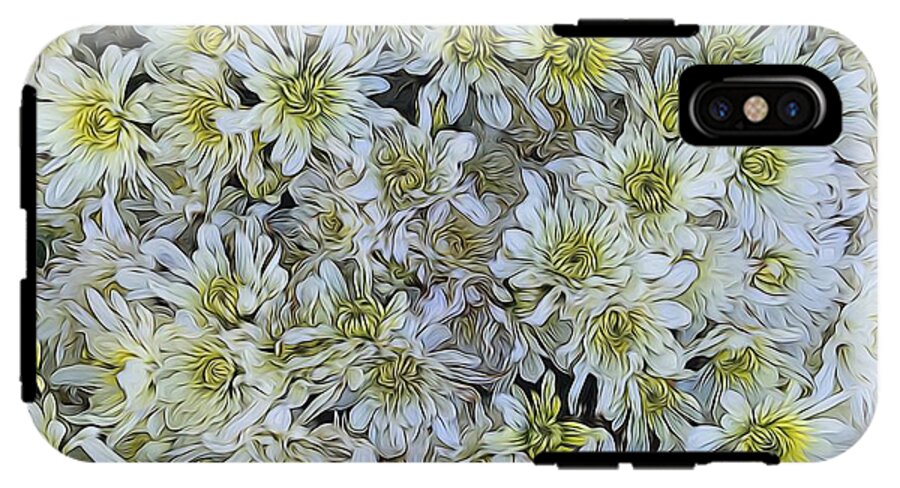 White Mums #1 - Phone Case