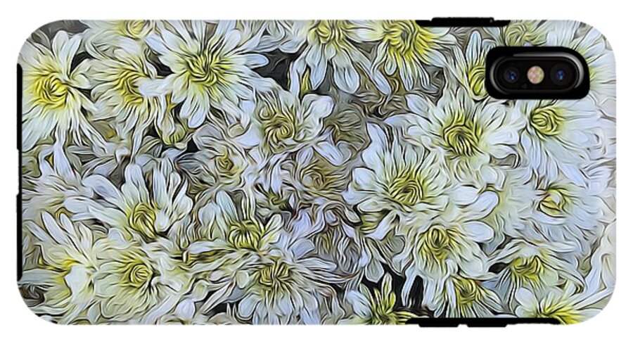 White Mums #1 - Phone Case
