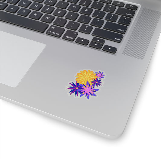 Fanciful Flowers Kiss-Cut Stickers