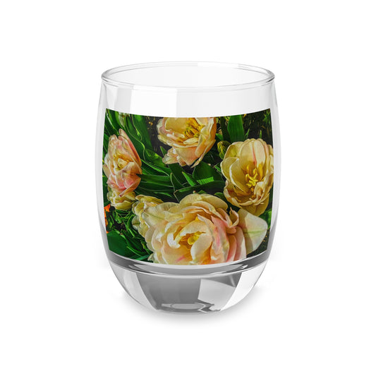 Early Summer Flowers Whiskey Glass