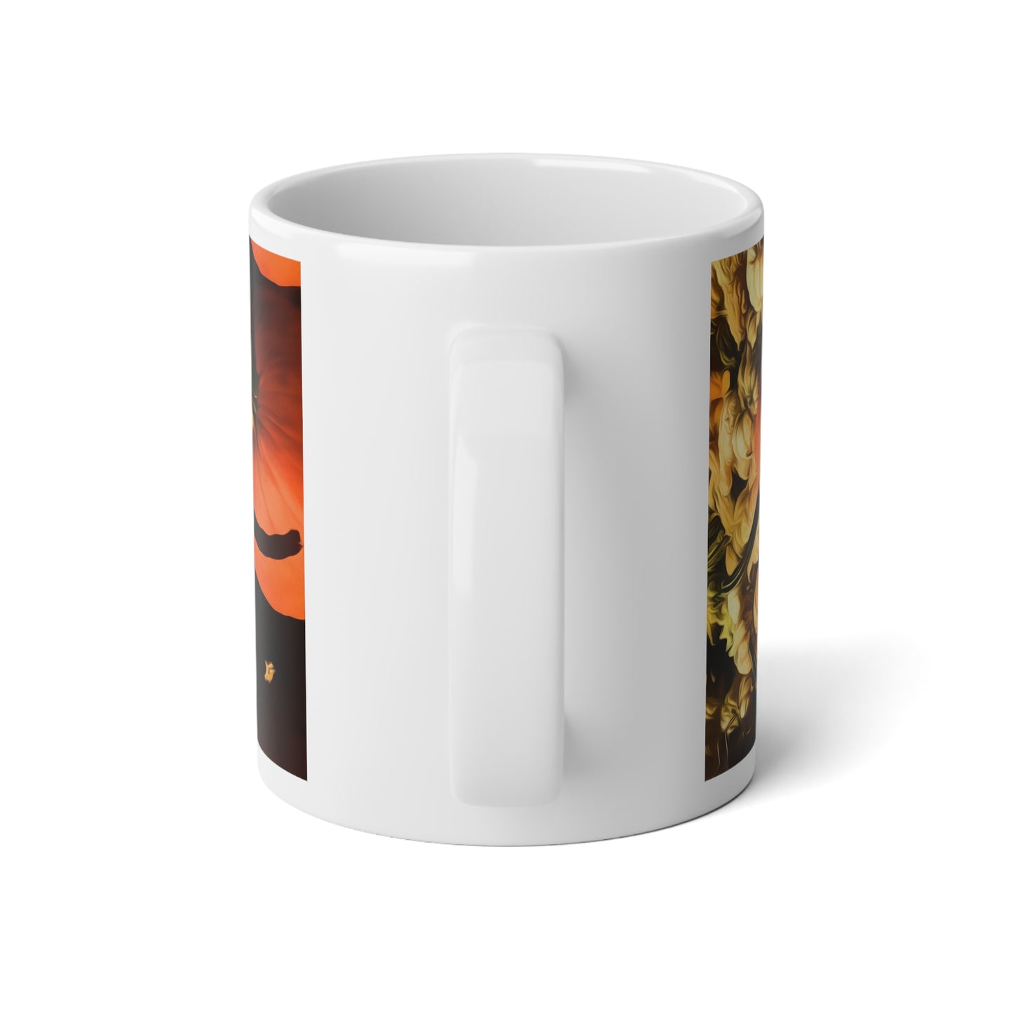 Cozy Autumn Pumpkin Jumbo Mug, 20oz | Fall Coffee Cup, Halloween Decor, Thanksgiving Gift, Harvest-Themed Drinkware
