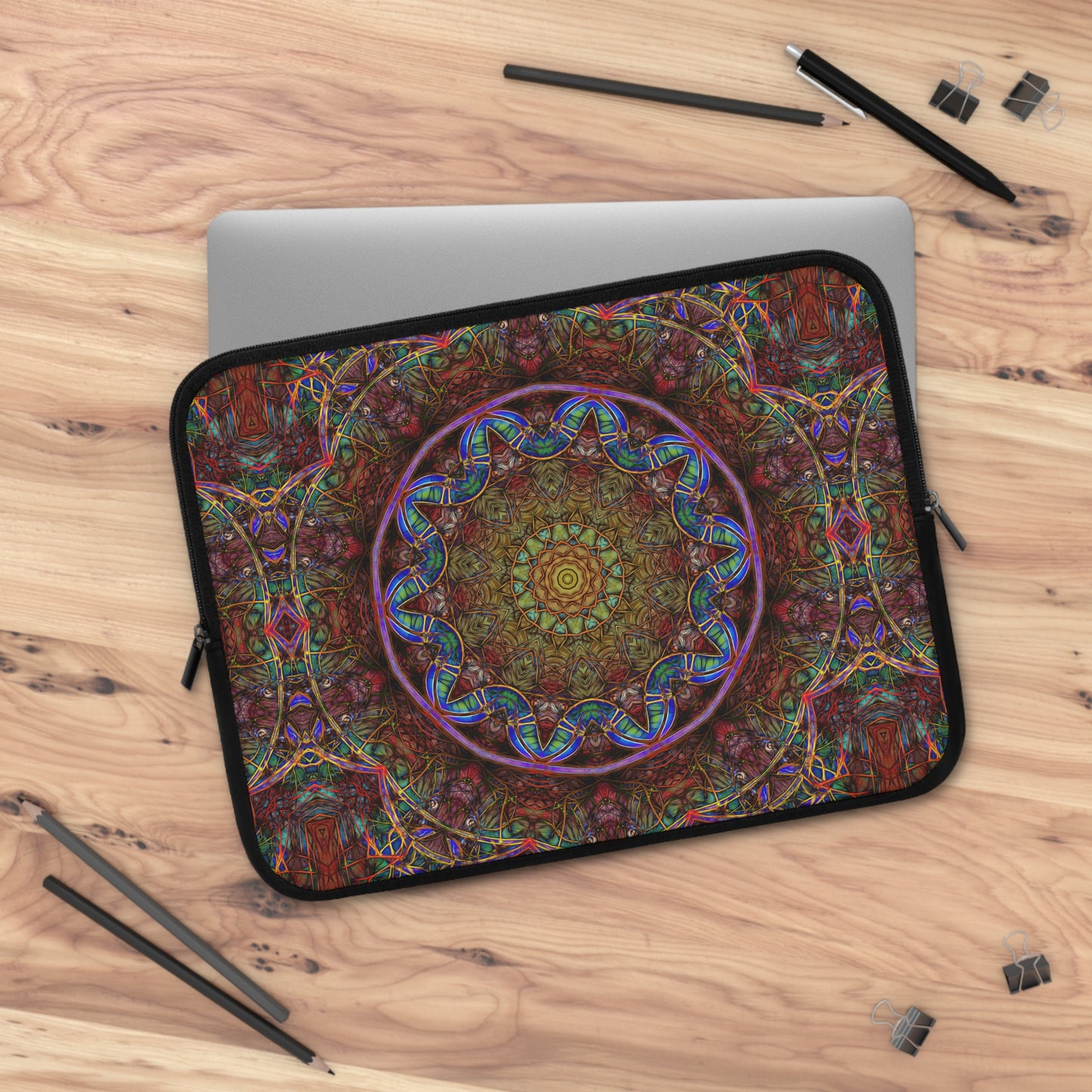 Blue Pink Windy Abstract Laptop Sleeve
