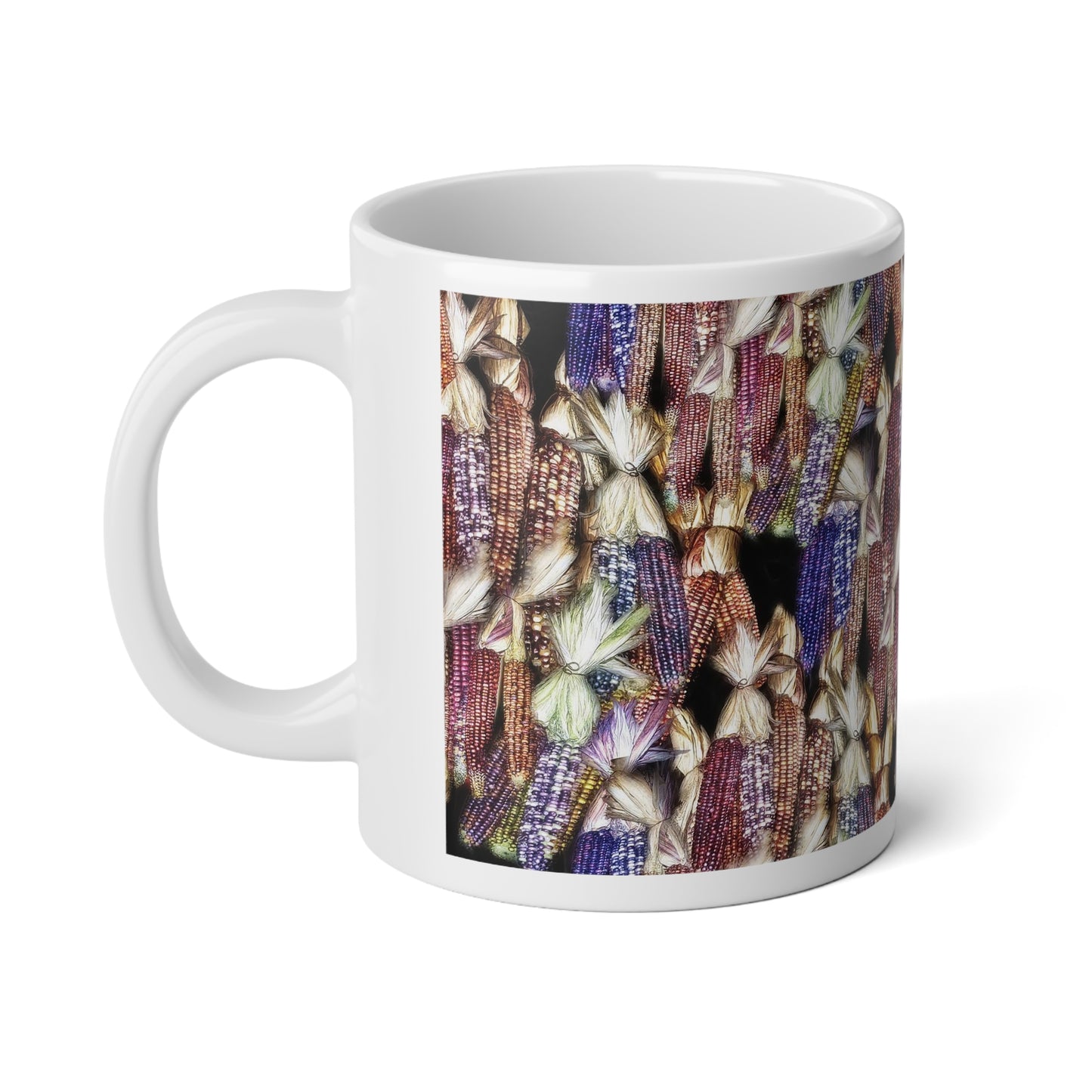 Harvest Corn Jumbo Mug - 20oz, Unique Artwork Cup, Perfect for Coffee Lovers, Gift for Home Decor, Kitchen Collection, Fall Aesthetic