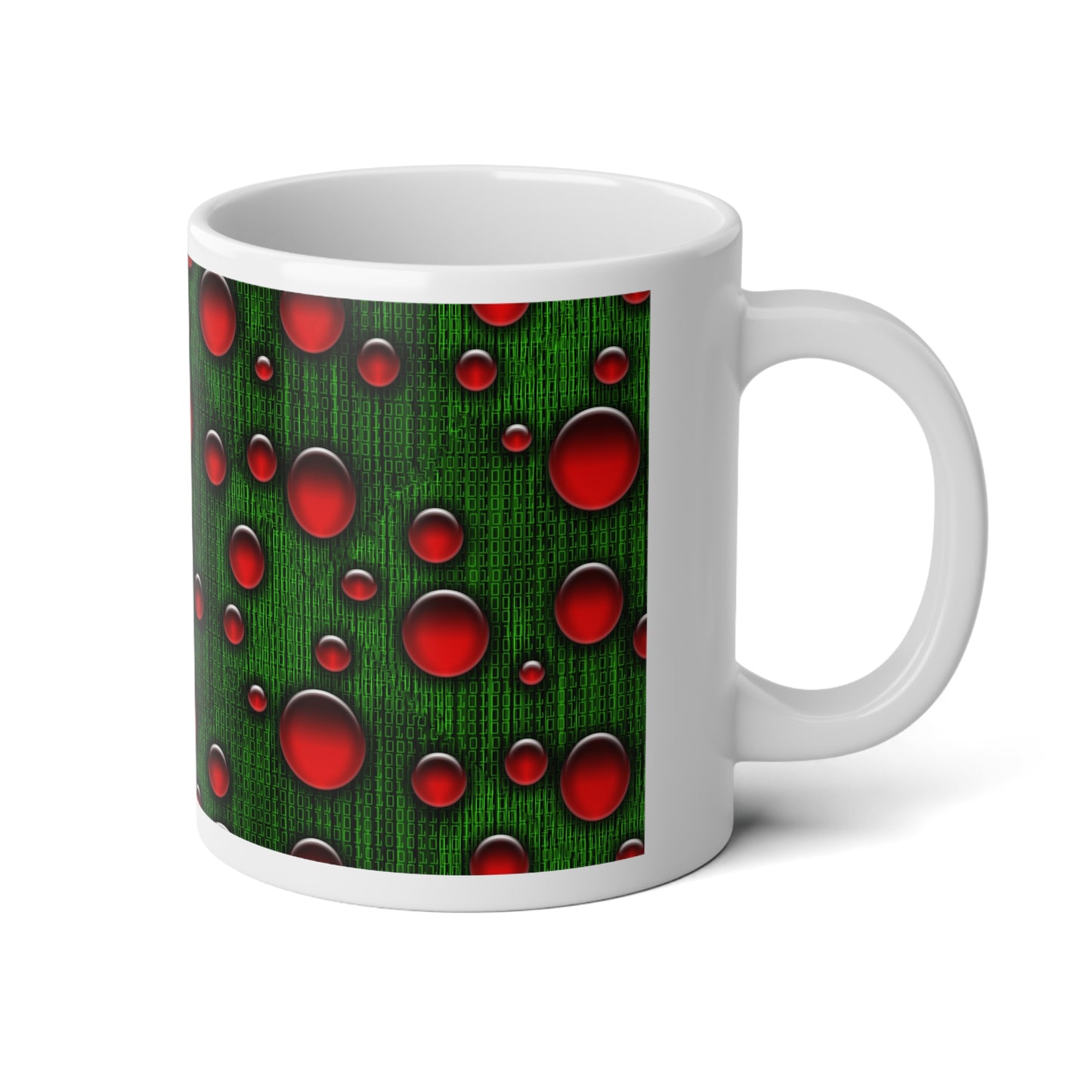 Binary Christmas Jumbo Coffee Mug Perfect for Holiday Cheer