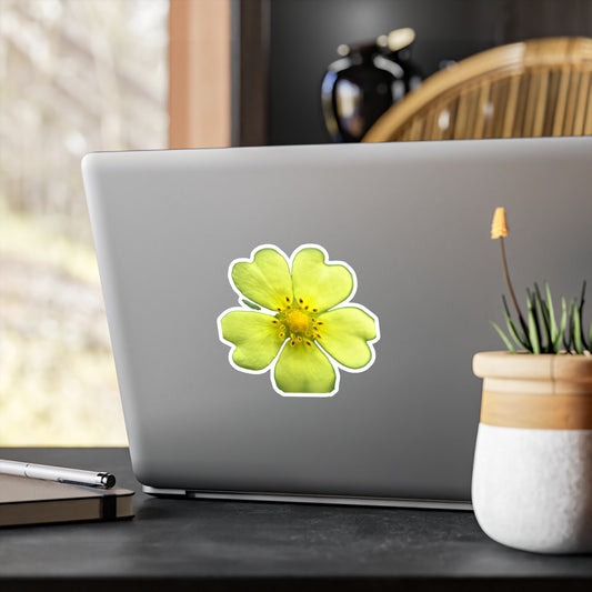 Yellow Wildflower Kiss-Cut Vinyl Decals