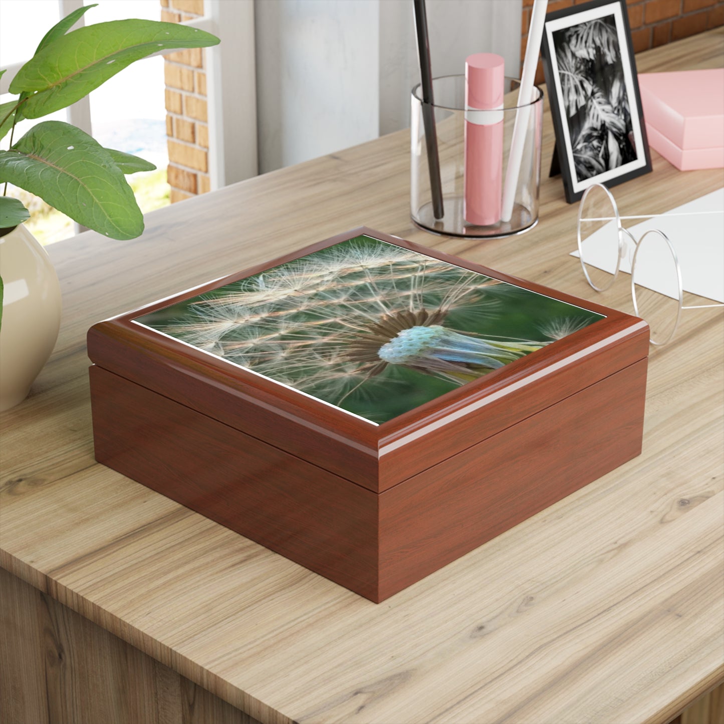 Dandelion Wish Jewelry Box