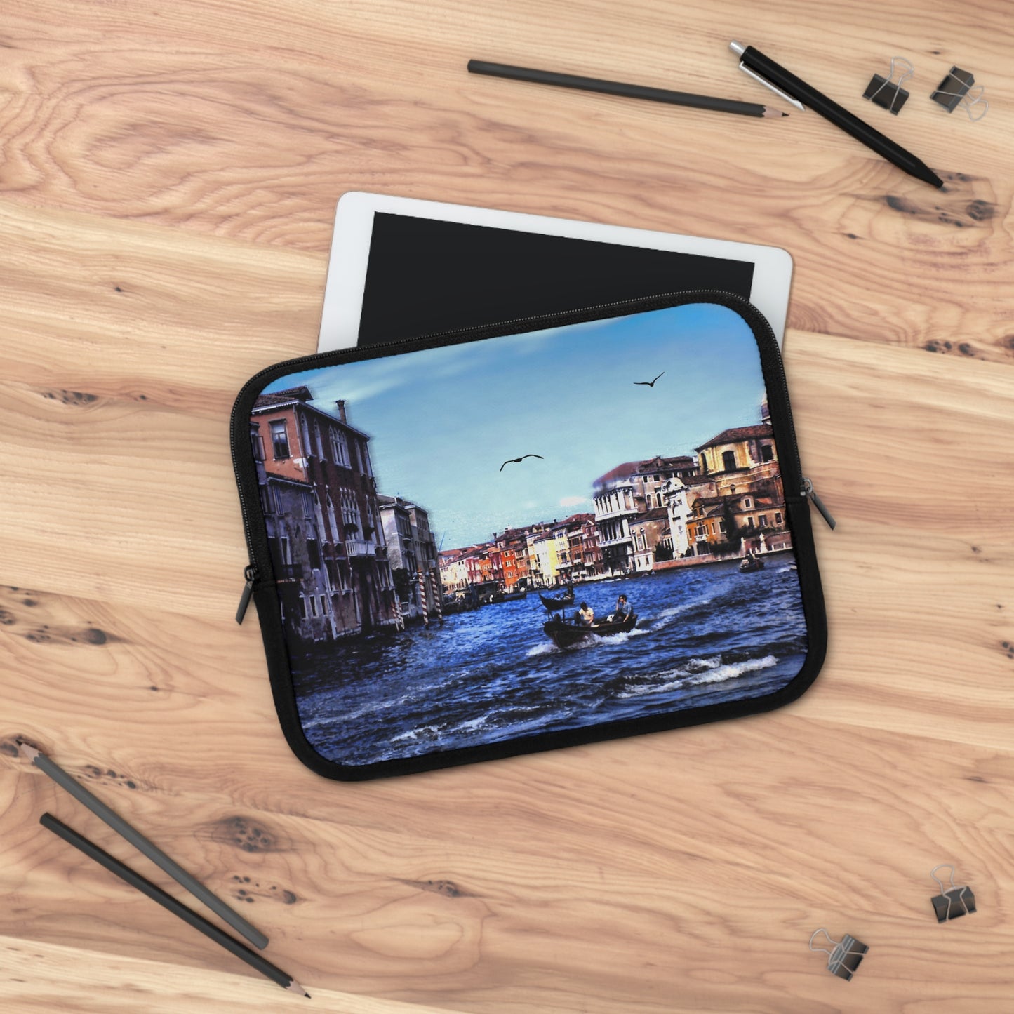 Vintage Venice Canal Laptop Sleeve