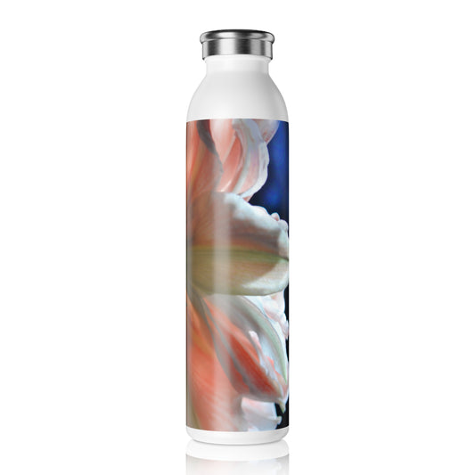 Amaryllis In The Light  Slim Water Bottle | Eco-Friendly Hydration, Gift for Nature Lovers, Fitness, Yoga, Travel