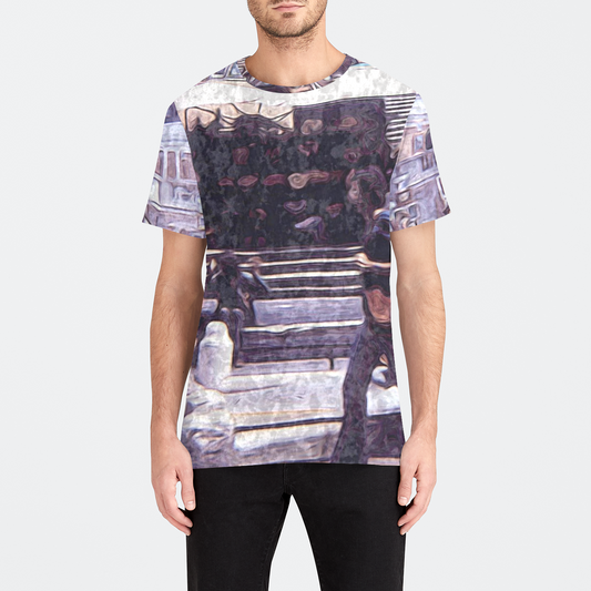 Vintage Art Market Rome Mens Velvet Tee