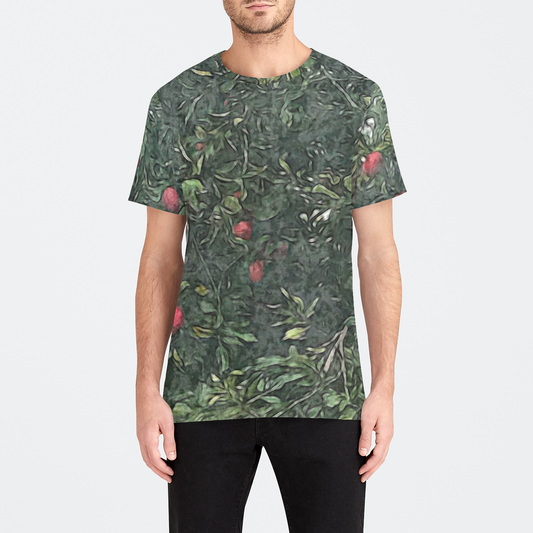 Apple Tree Close Up Mens Velvet Tee