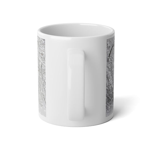 20oz Jumbo Mug — Snowy Winter Trees Scenic Coffee Cup