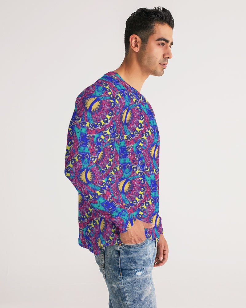 Caribbean Grafitti Men's All-Over Print Long Sleeve Tee
