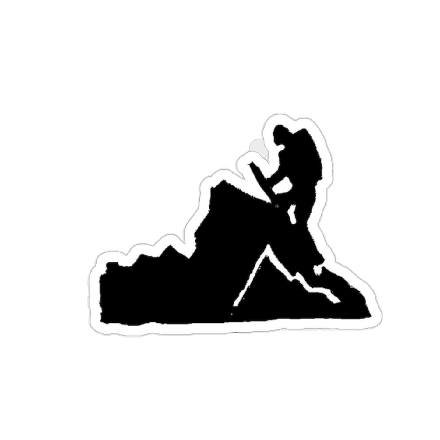 Climbing Everest Kiss-Cut Stickers
