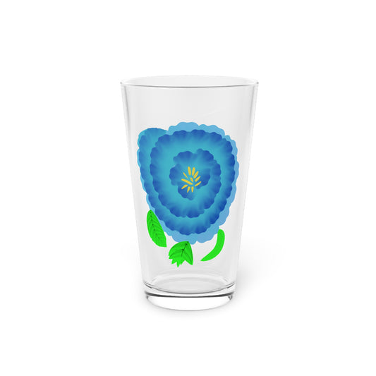 Fantasy Flora No 2 Pint Glass, 16oz