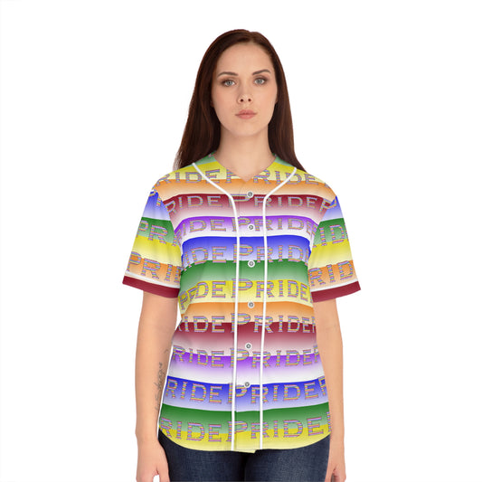 Pride LGBTQ Women's Baseball Jersey (AOP)