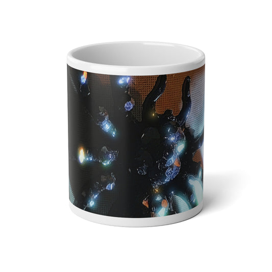 Stay Sparkly Spider Jumbo Mug, 20oz | Coffee Lover's Gift, Unique Art Mug, Fantasy Drinkware, Home Decor for Wizards, Tea and Coffee Time
