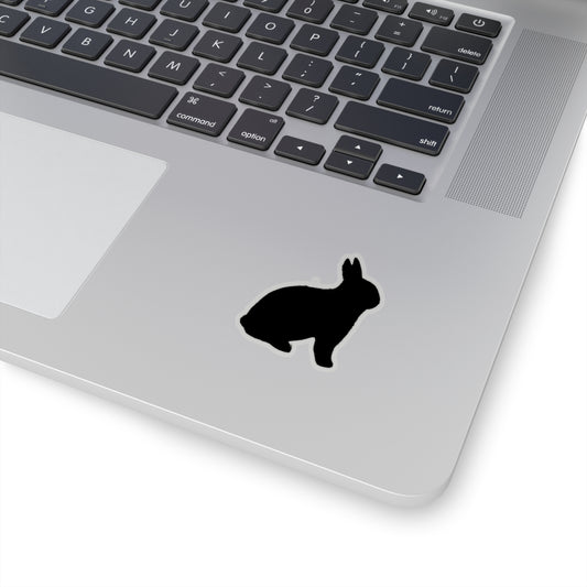 Bunny Silhouette Kiss-Cut Stickers