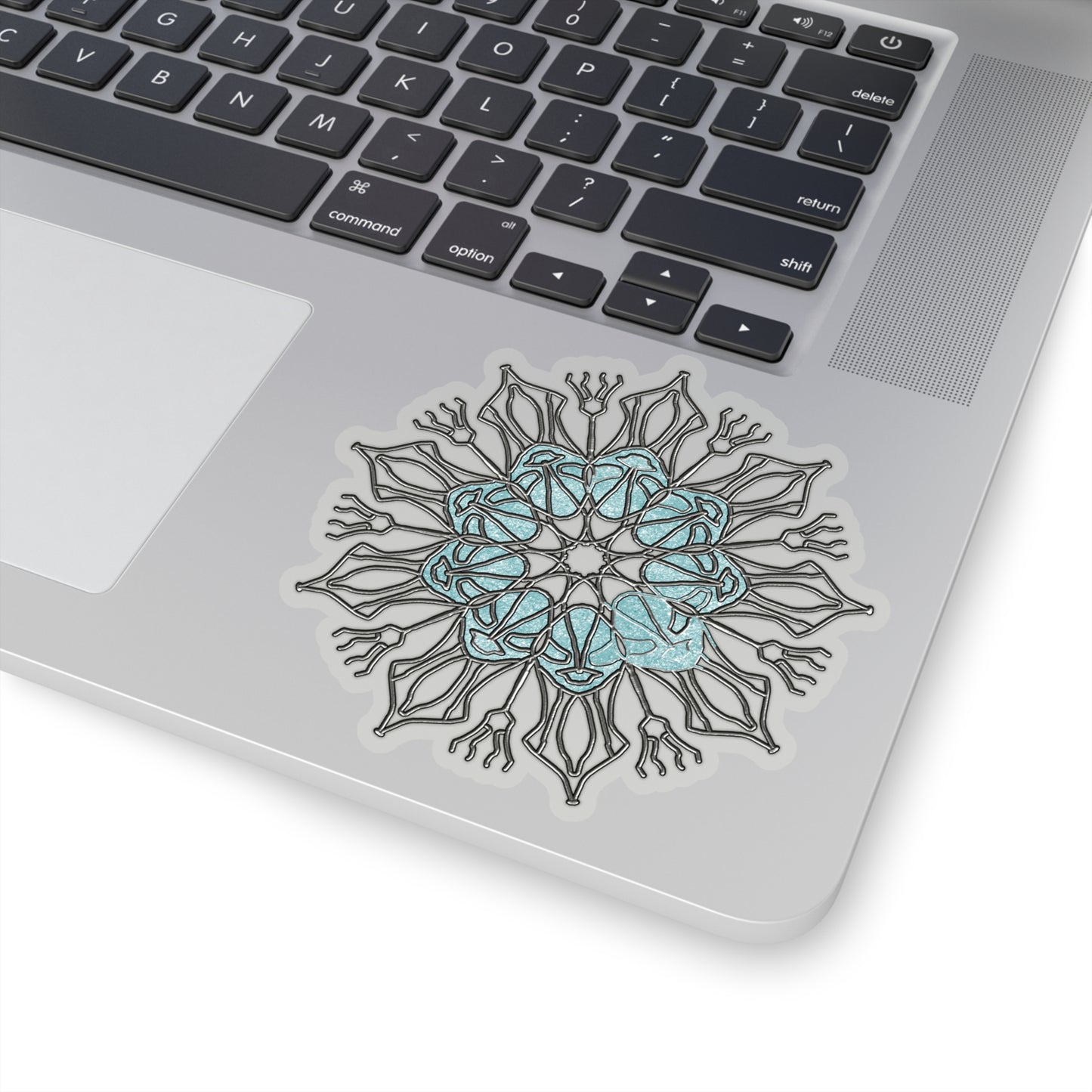 Snowflake Mandala Kiss-Cut Stickers