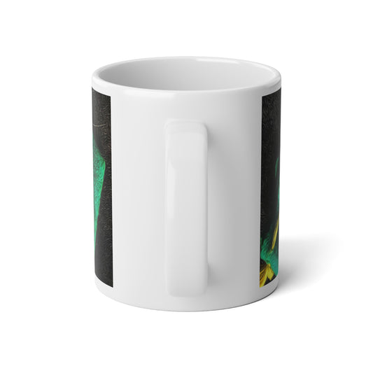 Don't Lose Your Marbles Jumbo Coffee Mug, Colorful Art Drinkware, Unique Gift for Art Lovers, Home and Office Decor, 20oz Ceramic Cup