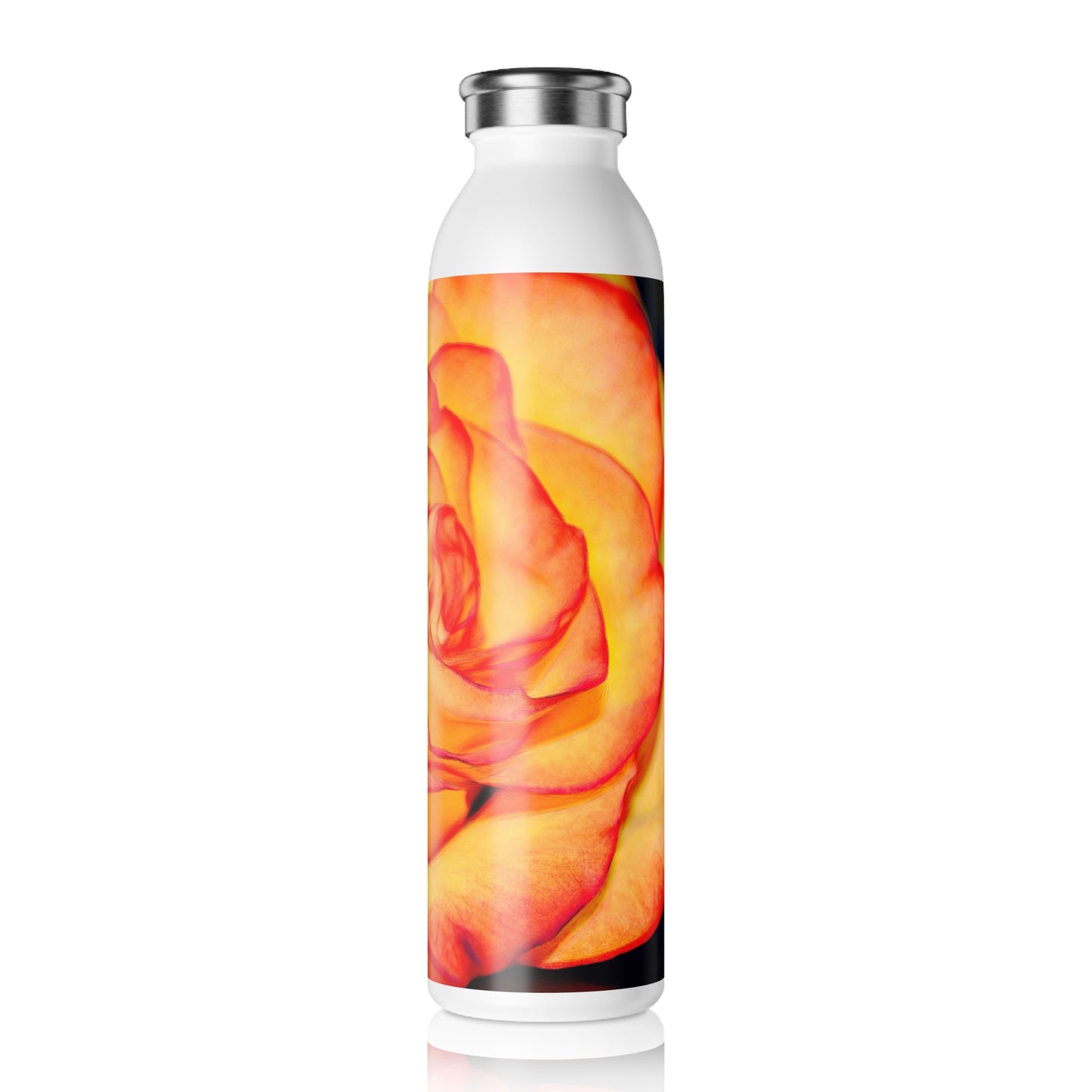 Orange Rose Slim Water Bottle for Everyday Hydration, Eco-Friendly Drinkware, Gift for Nature Lovers, Summer Accessories, Unique [...]