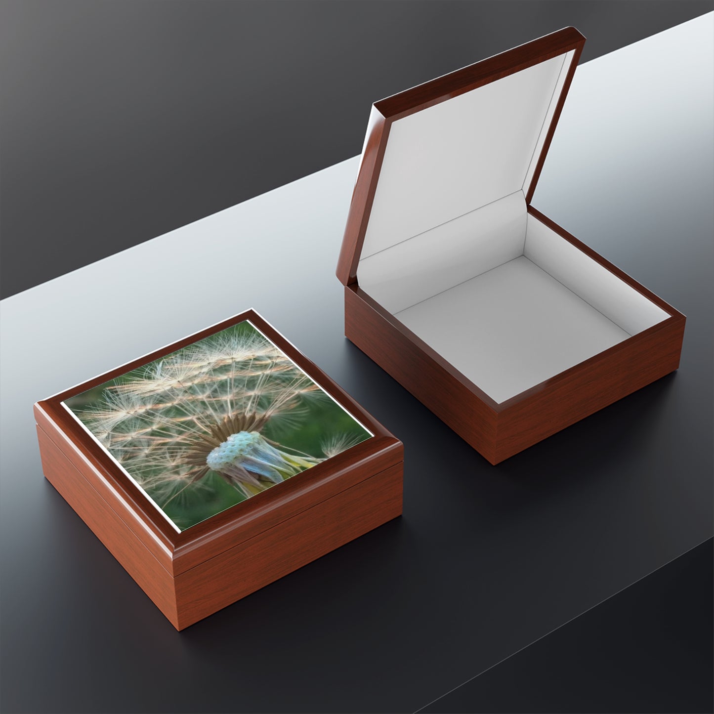 Dandelion Wish Jewelry Box