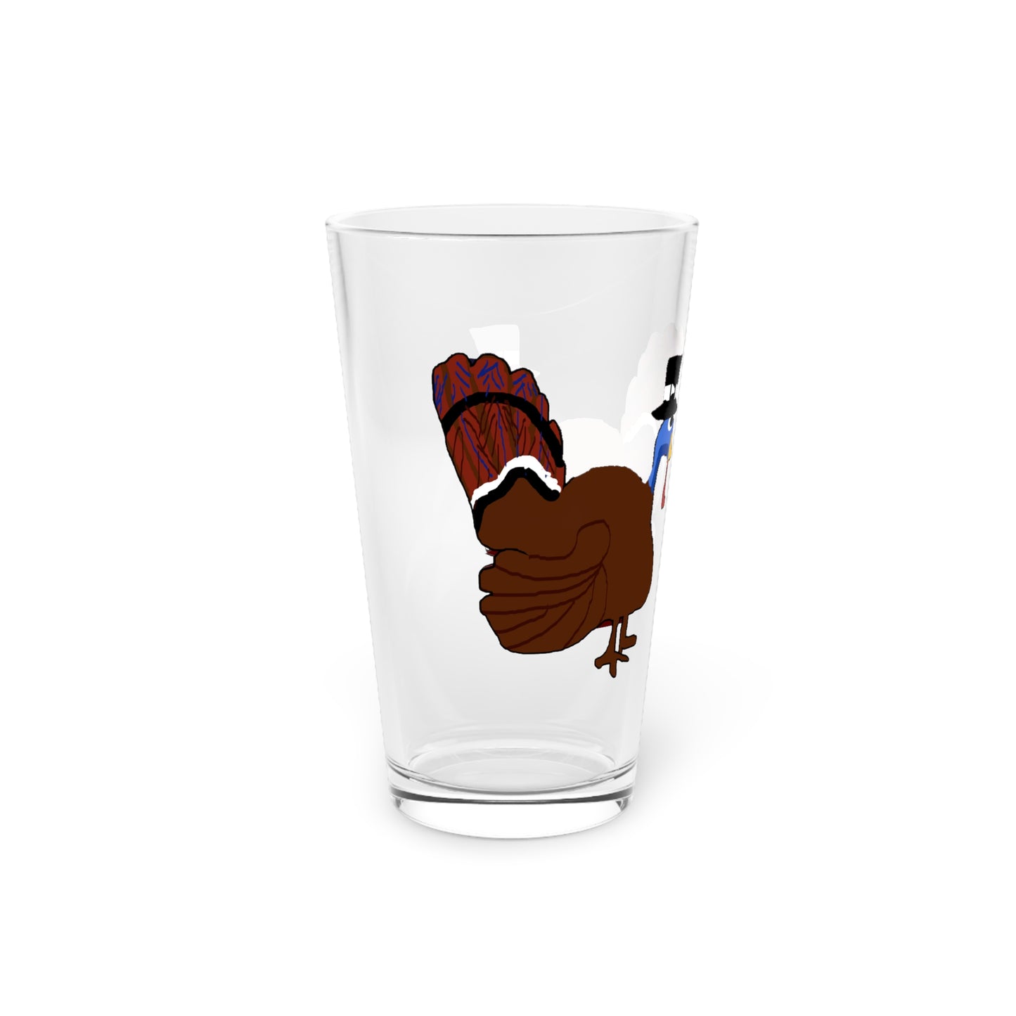 Turkey Day Pint Glass, 16oz