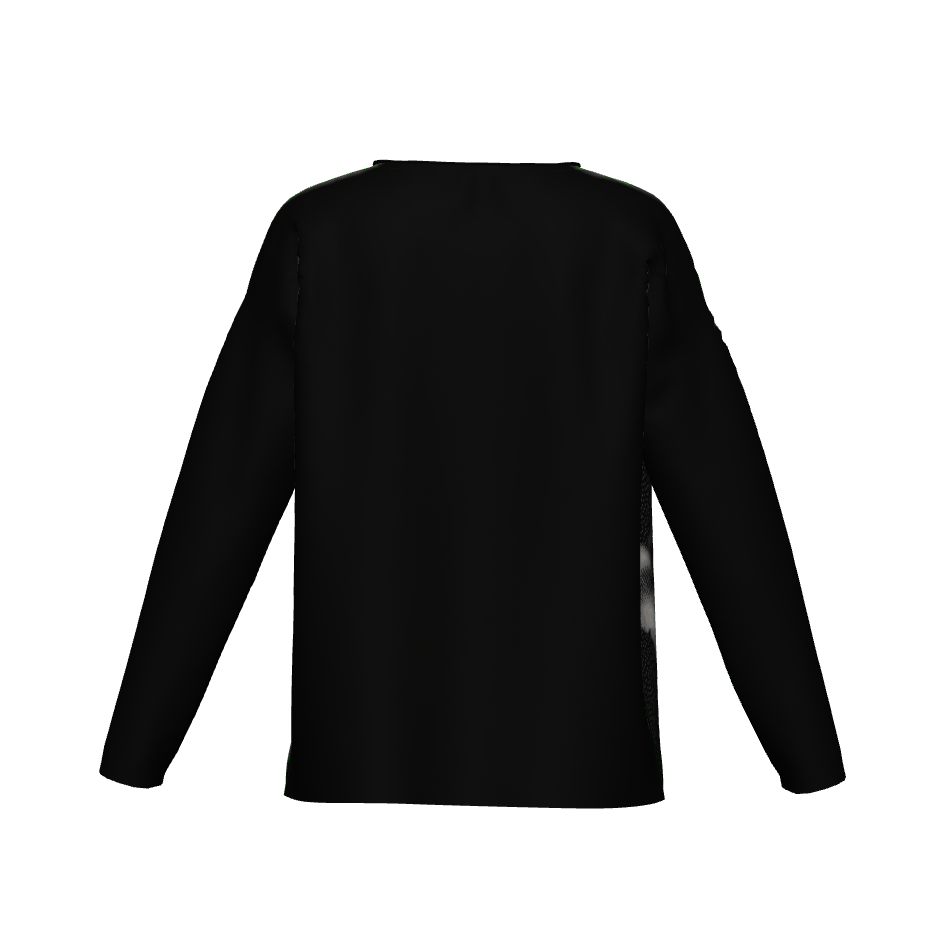 Light Black and White Rose Sweater