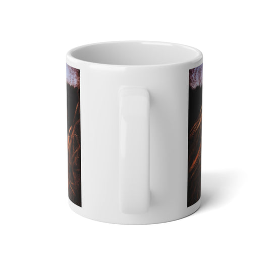 Cattails In The Wind Jumbo Mug | 20oz Coffee Cup for Nature Lovers, Perfect Gift for Friends, Camping Mug, Enjoy Hot Drinks, Eco-Friendly