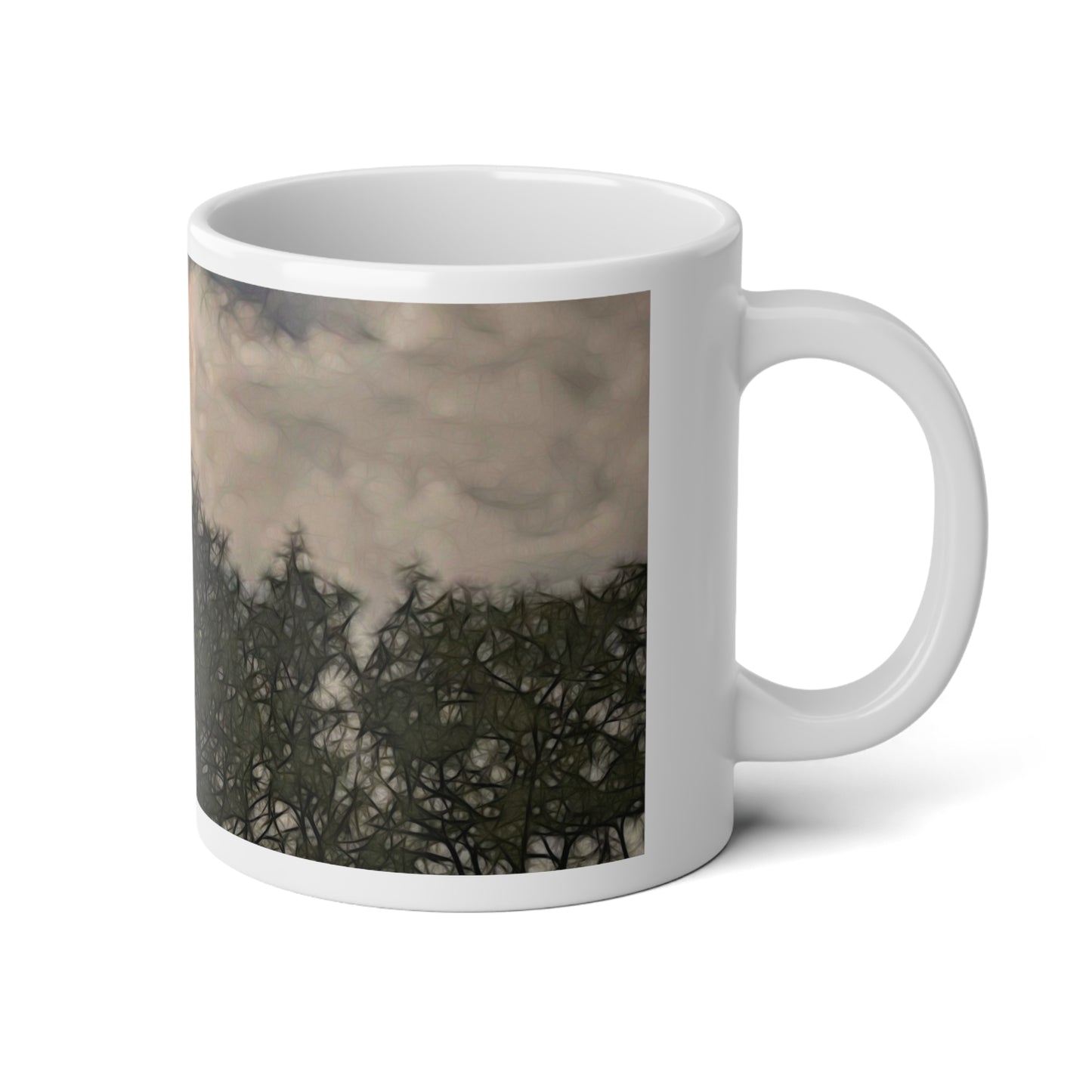 Harvest Moon Over Trees Jumbo Mug, 20oz - Perfect for Coffee Lovers, Gift for Nature Enthusiasts, Ideal for Relaxing Moments, Unique Home [...]