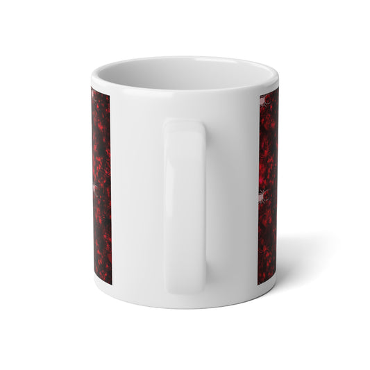 Red Spider Swarm Jumbo Mug, Statement Coffee Cup, Unique Gift for Tea Lovers, Home Decor, Large Capacity Drinking Mug