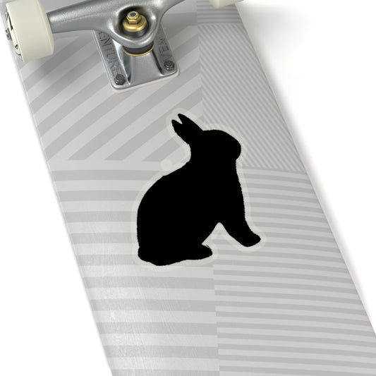 Bunny Silhouette Kiss-Cut Stickers