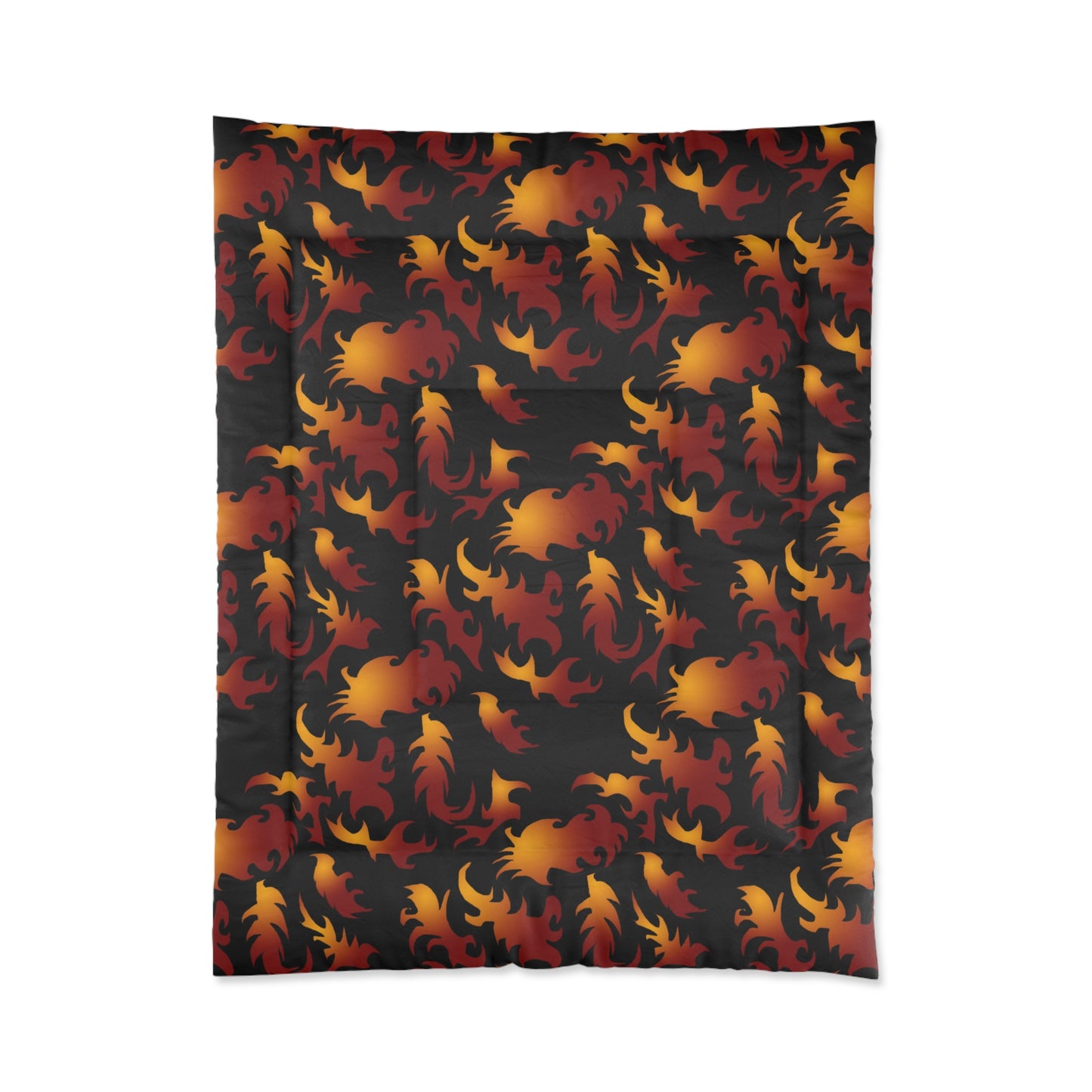 Flame Pattern Comforter —  Bedding