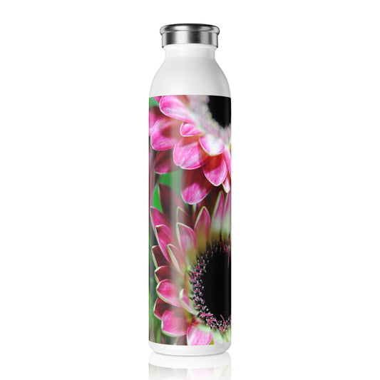 Mini Pink and White Gerbera Daisies Slim Water Bottle - Nature Lover Gift, Eco-Friendly Hydration, Reusable Travel Bottle, Sustainable Gift for Her, Garden Party [...]
