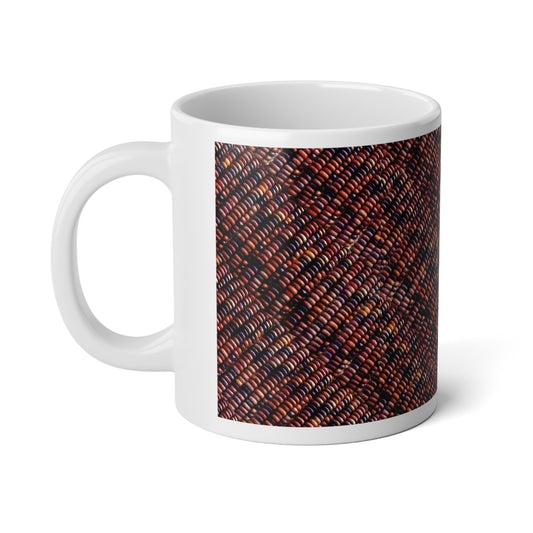Indian Corn Jumbo Coffee Mug, 20oz - Unique Art Mug, Perfect for Gifting, Home Decor, Office Use, Birthday, and Holiday Celebrations