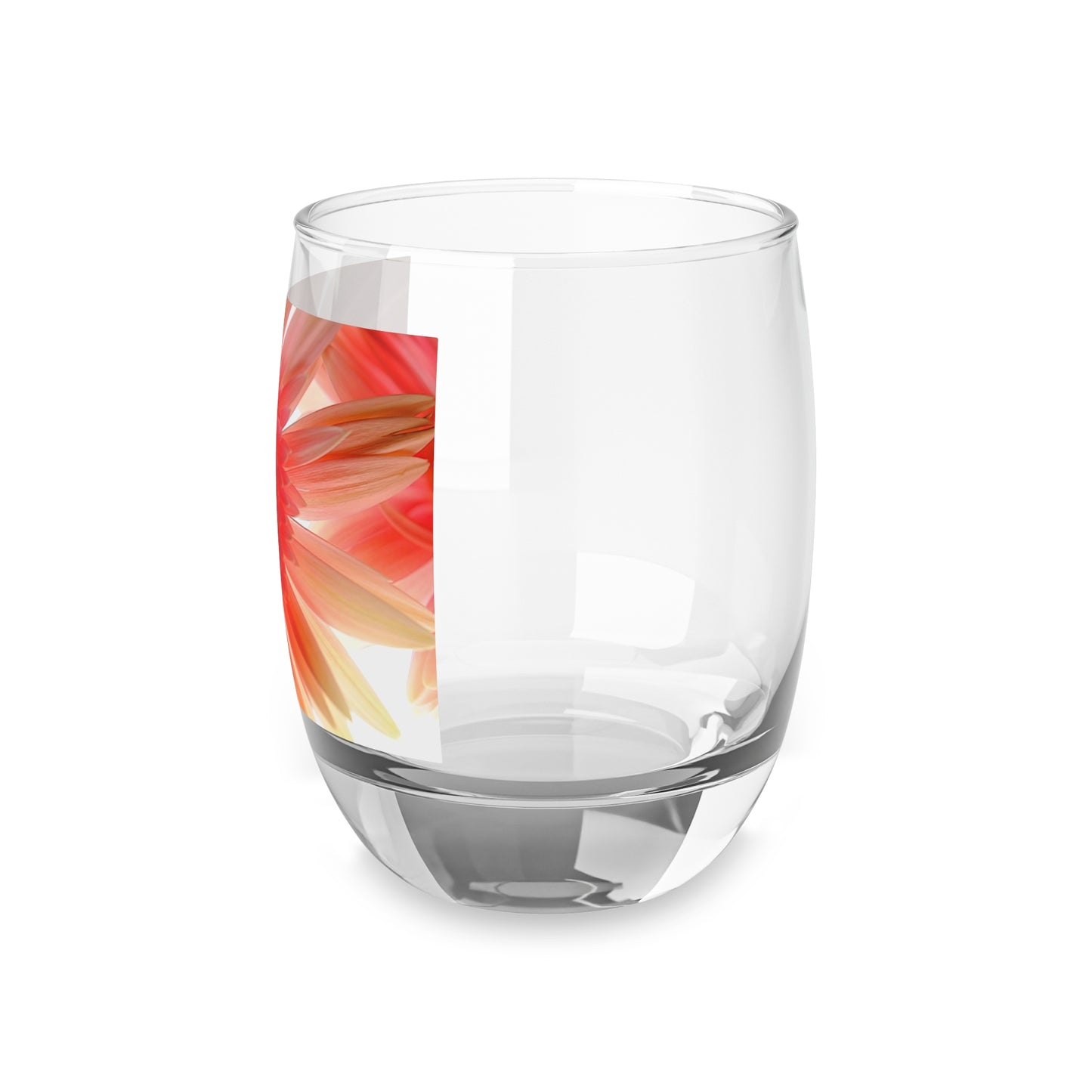 Ethereal Pink Daisy Whiskey Glass