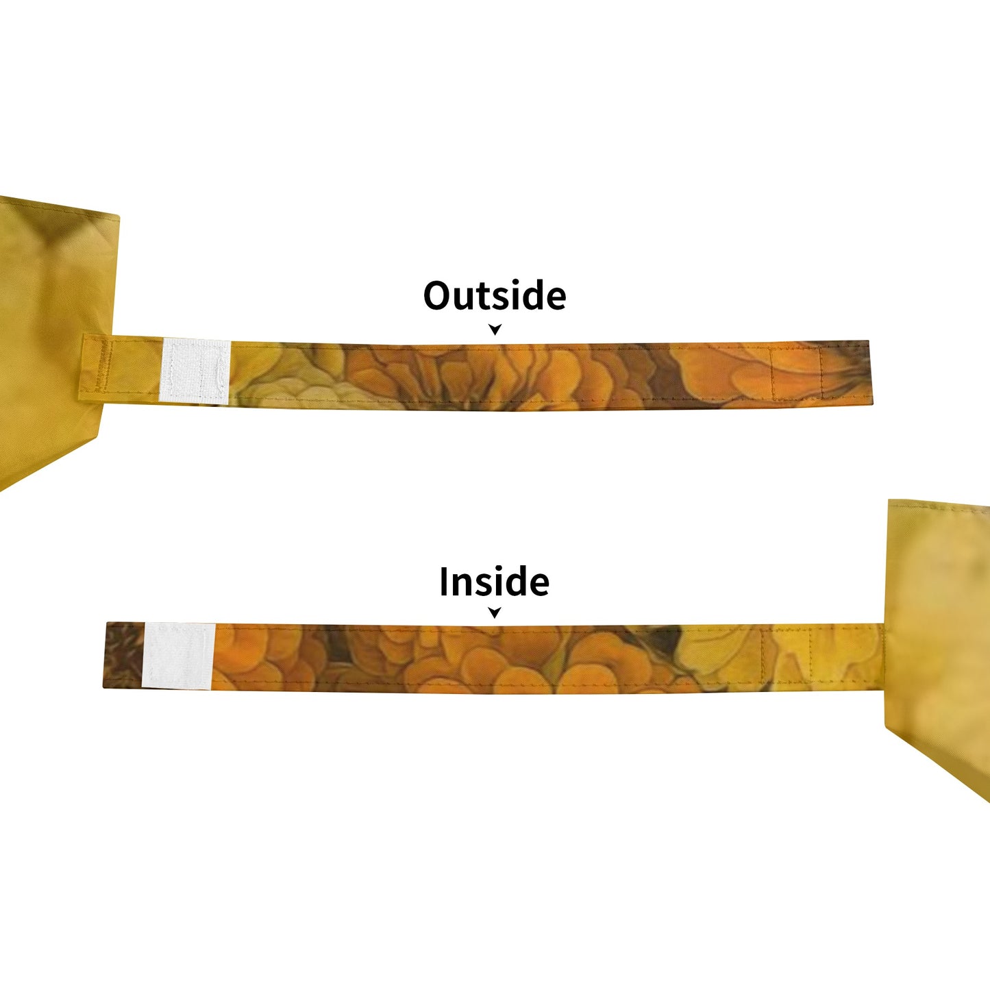 Yellow Zinnias Fully Auto Open & Close Umbrella Printing Outside