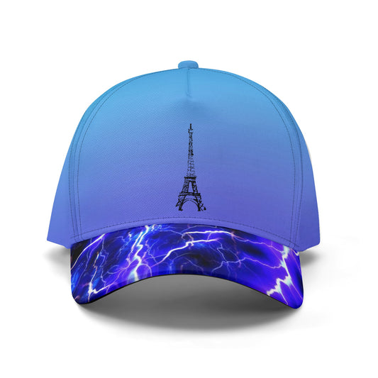 Create Your Own Blue Gradient Baseball Cap