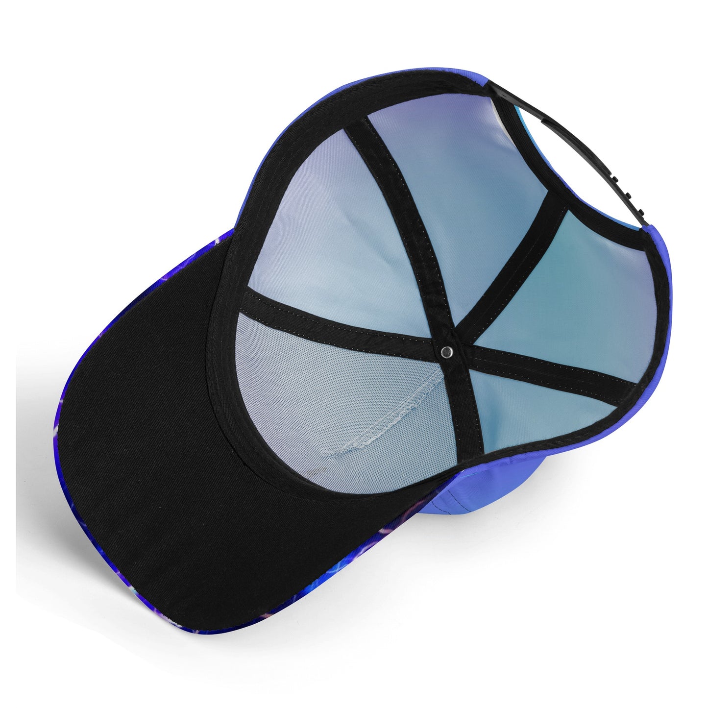 Create Your Own Blue Gradient Baseball Cap