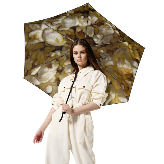 Buttered Popcorn Fully Auto Open & Close Umbrella Printing Inside
