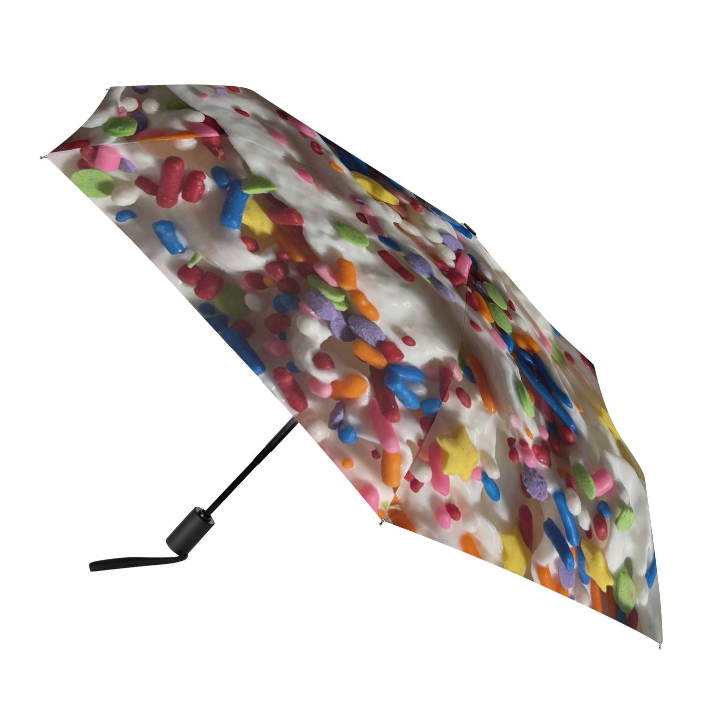 Rainbow Sprinkles on Whipped Cream Fully Auto Open & Close Umbrella Printing Outside