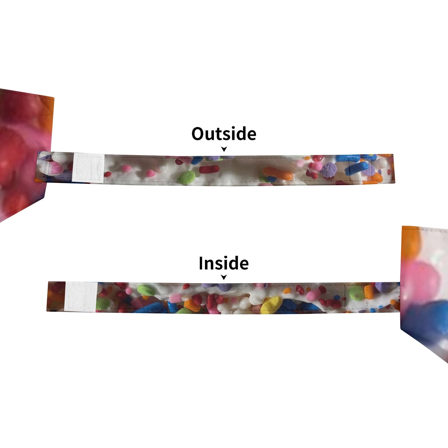 Rainbow Sprinkles on Whipped Cream Fully Auto Open & Close Umbrella Printing Outside
