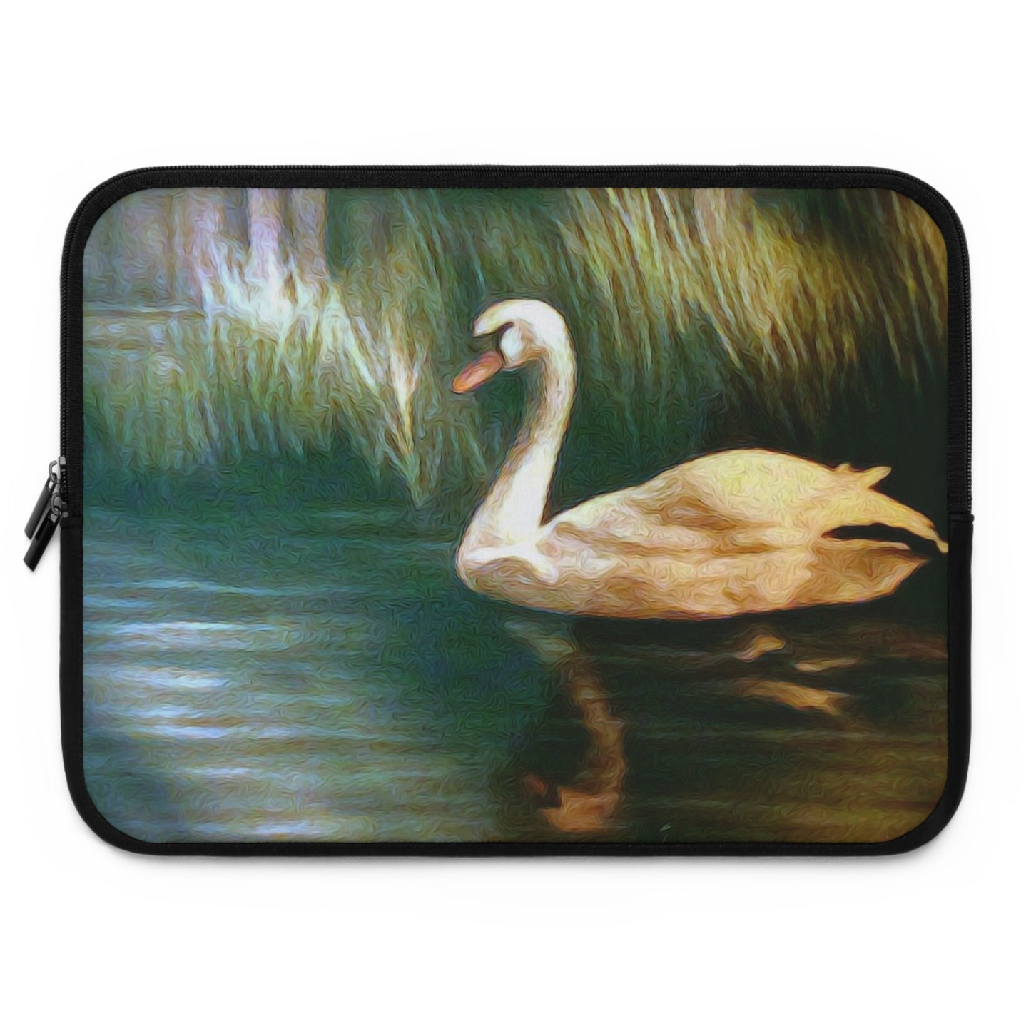Swan Painting Laptop Sleeve