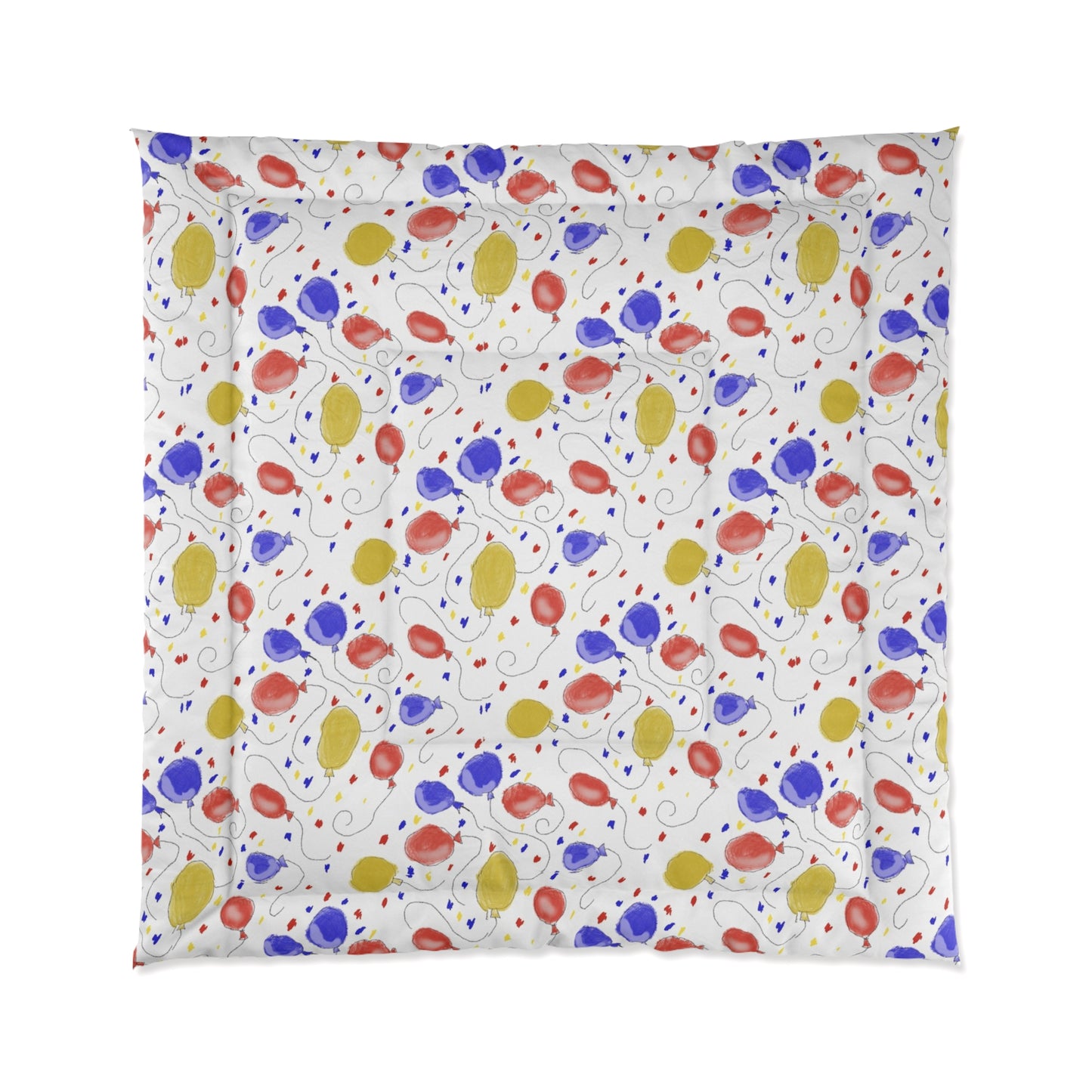 Balloon Pattern Comforter — Kids & Teen Playful Polka Dot Bedding