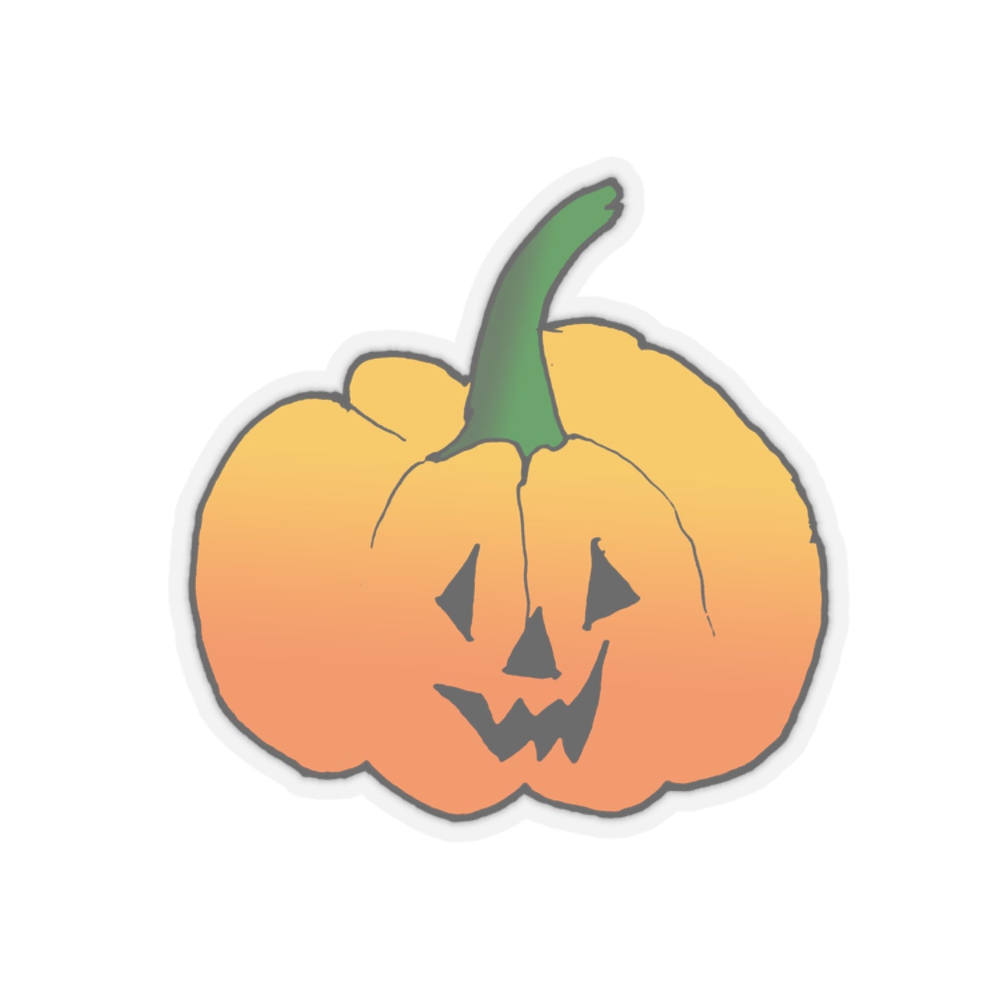 Jack O Lantern Kiss-Cut Stickers