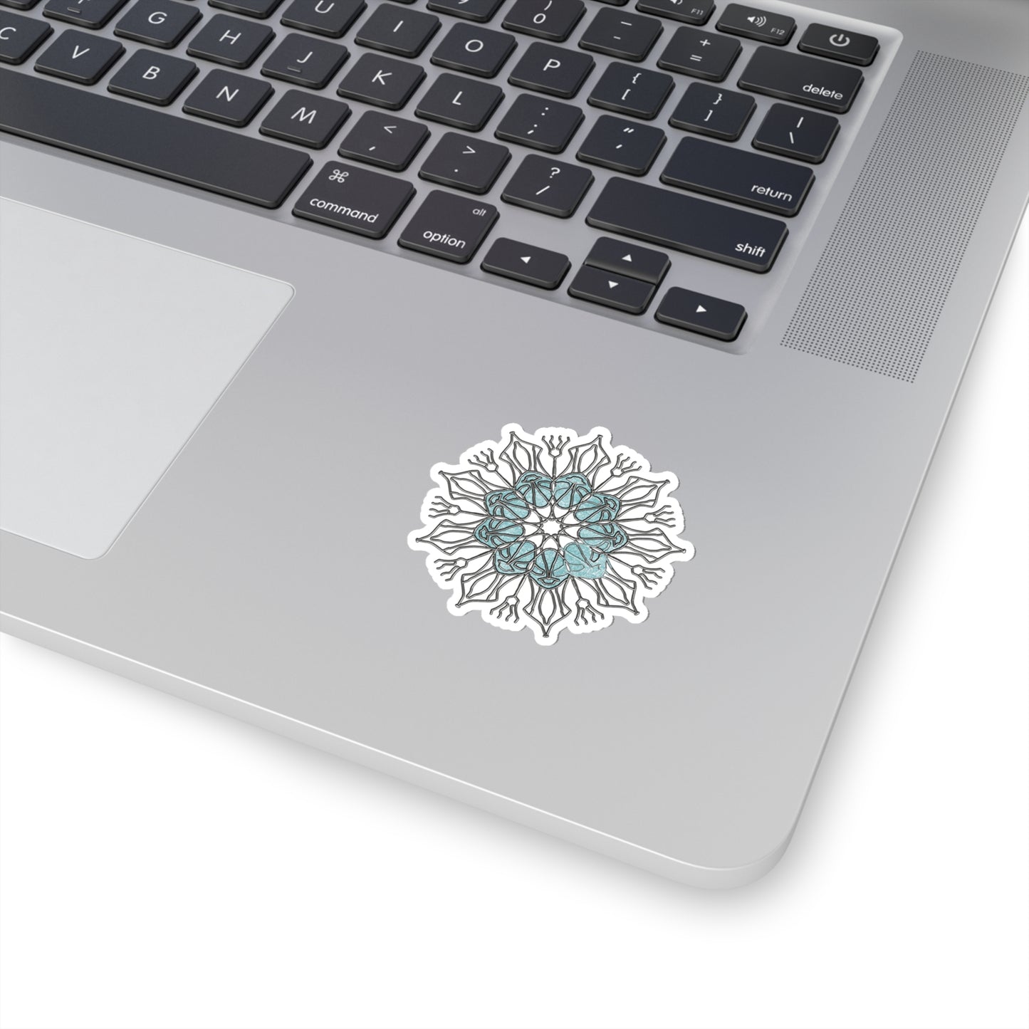 Snowflake Mandala Kiss-Cut Stickers