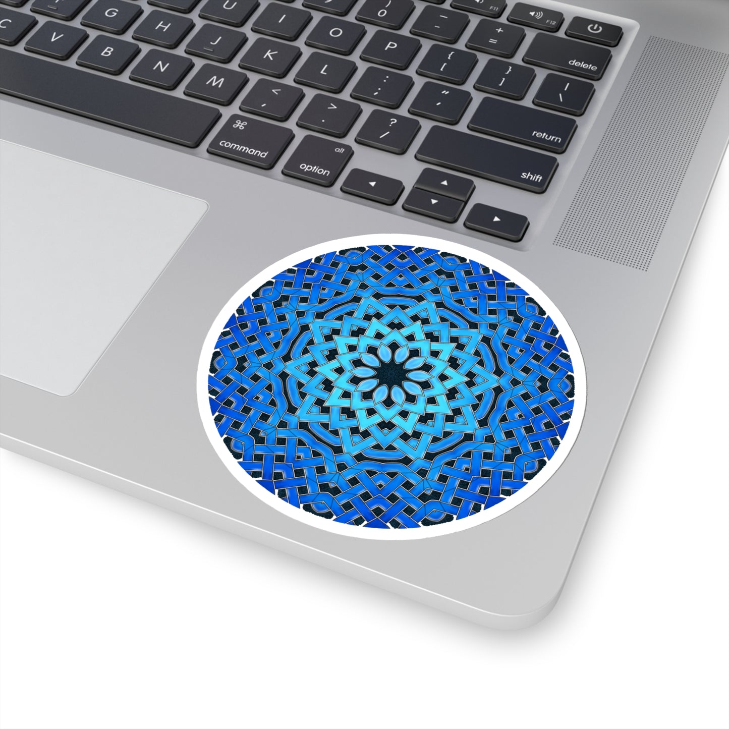 Blue Celtic Star Kiss-Cut Stickers
