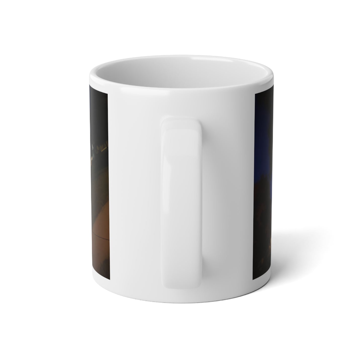 Night at The Library Jumbo Mug, 20oz | Cozy Coffee Cup for Relaxing Evenings, Gift for Nature Lovers, Home Décor Idea, Coffee Lovers